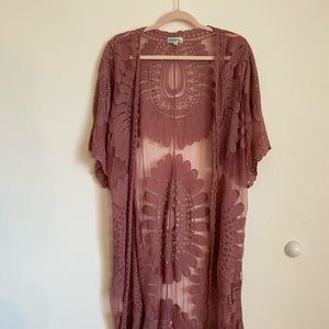 Mauve pink kimono
